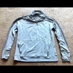 Reebok long sleeve tshirt cute cowl neck med gray